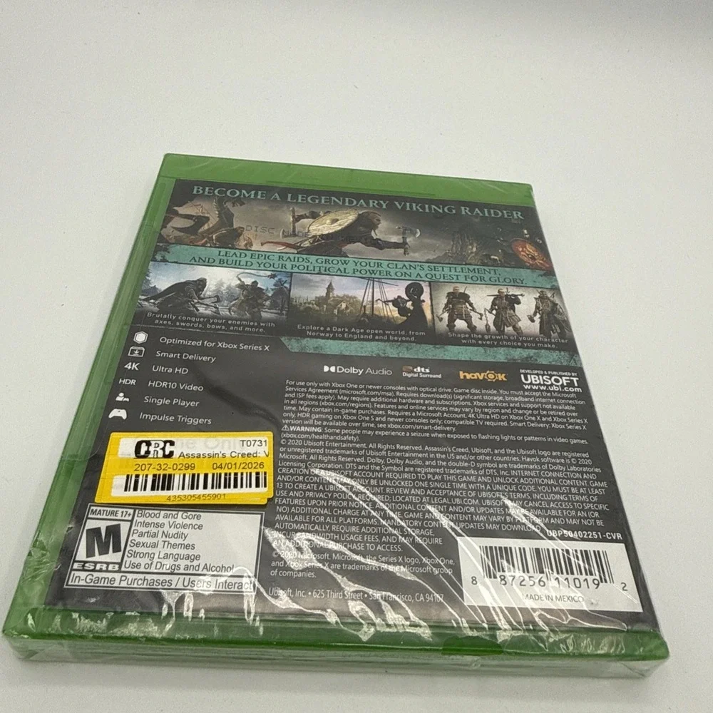 Assassin's Creed Valhalla (Microsoft Xbox Series X, 2020)